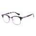 PARWANA Classic Round Reading Glasses for Women Men Retro Oval Blue Light Blocking Computer Readers Anti Eyestrain Eyewear +100 C3