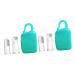 Minkissy 2 sets of finger toothbrush set toothbrush baby toothbrush -daumenbrush mouth cleaning pin for babies toothbrush for toddlers toddler finger toothbrush pet