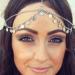 Runmi Boho Headchains Sequins Tassels Headpiece Bridal Hair Piece Wedding Hair Accessories for Women and Girls silver - Buy Online on GoSupps.com