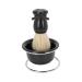Beard Shaving Brush 3 Pieces Large Capacity Nylon Brush Professional Shaving Stand Facial Care Shaving Brush Kit for Travel
