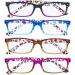 Eyekepper Women's Reading Glasses 4-Pack - Cute Dot Pattern +2.00 Strength - Stylish & Comfortable Eyewear for Readers - Buy Online on GoSupps.com