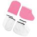 FOMIYES 8 Pairs Hand and Foot Mask Cloth Gloves Paraffin Wax Mitts Booties Shower Glove Heel Gel Gloves Spa Gloves Exfoliating Care Gloves Healing Paraffin Bags Silicone Boots Moisturizing