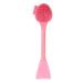 Rongweiwang facial cleaning brush silicone-facial massage brush peeling facial cleaning brush facial cleaning double head fish form pink