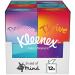 Kleenex Take a Moment Collection Tissues - 12 Cube Tissue Boxes - In Aid of Mind - Contains 4 Different Designs 12 Cubes (576 Tissues)