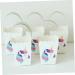 STOBAZA Birthday Bags 10pcs Bags Birthday Party Supplies Birthday Unicorn Bag Favors Bags Tote Bag Wavy Pattern - Buy Online on GoSupps.com