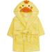 Bamu Baby Town Unisex Bathrobe for Boys & Girls | Soft Plush Fleece Hooded Robe | Sizes 6-24 Months & 2-6 Years | Duck Yellow - Buy Online on GoSupps.com