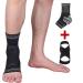 Milaiun Ankle Bandage - Adjustable Velcro Support for Men & Women | Sports Protection & Arthritis Relief | Black M - Buy Online on GoSupps.com