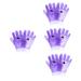 FOMIYES 4 Pairs Hand Wax Set Foot Wax Set Paraffin Wax Bath Gloves Paraffin Wax Film Gel Spa Gloves Paraffin Wax Cover Nail Art Gel Moisturizing Gloves Spa Wax Cover Piguet Simple