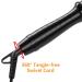 Professional Hair Curler - 1/2 to 1 Inch Ceramic Tapered Curling Wand with Short Clamp & Auto Shut Off - Black - International Shipping Available - Buy Online on GoSupps.com