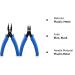 Split Ring and Crimping Jewelry Pliers Set - 2 Pcs Wire Cutter and Key Chain Opening Tool for Beading and Repair (Ring Pliers) - Buy Online on GoSupps.com