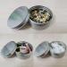 1Pc Silver Small Aluminum Tin Can with Lid Metal Round Tins Containers Screw Lid Round Tin Jar Container Bottle for Cosmetic Lip Balm Cream(50g) Refillable Containers Jars Tools and Accessories - Buy Online on GoSupps.com
