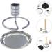 MOXA Seat Metal Tablet Set - Stainless Steel Moxa Rod Holder & Storage Stand for Burning - International Shipping Available - Buy Online on GoSupps.com