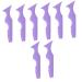 Healifty 8 Pcs Silicone Beauty Ruler Lash Applicator Eyeshadow Applicator Guide Makeup Guide Template Sticker 15X4.15CMx4pcs Violetx4pcs
