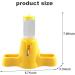 Hamster Water Bottle with Stand 80ML Guinea Pig Water Bottle and 2 Food Dispensers Free Standing Automatic Bottle Dispenser for Small Animals - Buy Online on GoSupps.com