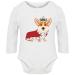 Hippowarehouse Queen's Jubilee Corgi Dog baby vest bodysuit (long sleeve) boys girls