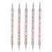 Desikixudy Nail Art Pen Pedicure Crystals Silicone Manicure Nail Point Drill Pen Drawing Polish Rhinestones Picker Pen