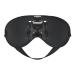 SSIMOO Black Robot Print Ultra-Soft Light-Blocking Eye Mask for Optimal Comfort and Restful Sleep