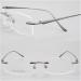 Ranara Replacement Glasses End Tips & Legs - Gray Metal Accessories for Men | Spare Bars for Borderless Glasses - Buy Online on GoSupps.com