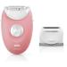 Braun Silk- pil 3 Beauty Set - Epilator for Women | Hair Removal Trimmer and Massage Attachments | Model 3-440 - Flamingo/White - Buy Online on GoSupps.com