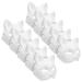 Stobok cat mask: 10 pieces of masquerade Halloween-cat mask DIY UNGRALD MASKEN BLANKOSKEN unfinished white cat mask for party masquerade halloween
