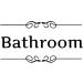 Jiuhong Vinyl Bathroom Wall Decal Sticker for Creative Home Decoration - Removable Cute Door Stickers for Toilet, Laundry Room, Restroom - Buy Online on GoSupps.com