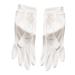 Beatifufu 1 Pair Grooming Gloves Silk Mittens Dry Hands Gloves Moisture Wristband Night Moisturizing Gloves Dry Cracked Hands Gloves Hydrating Gloves Repair Lining White Silk