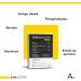 ARAGAN - Geniusactif - Memory and Concentration - Ginkgo Biloba Vitamins Bacopa Caffeine Guarana and Vitamins - 30 tablets - 15 days taken - Made in France - Buy Online on GoSupps.com