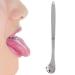 2-Piece Stainless Steel Tongue Scraper Set - Reusable Breath Freshening Oral Care Tools for Adults - Buy Online on GoSupps.com