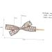 ifundom bow hairpin hair barrettes for women wedding hairpin hair clips for styling bobby hair pin bowknot hairpin hair accessories for women wedding side clip bangs alloy bridesmaid - Buy Online on GoSupps.com