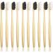 Ecoetboo Bamboo Toothbrushes - Extra Soft Micro-Nano with 20 000 Bristles for Sensitive Gums - Black & White 10-Pack for Adults & Kids - Buy Online on GoSupps.com