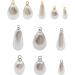 Unahtinr 30Pcs Imitation Pearl Pendant Earrings Accessories - Sheep's Eye Hanging Caps - Buy Online on GoSupps.com