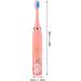 Electric Toothbrush for Adults & Kids - 4-Speed Whitening 8 Brush Heads USB Rechargeable Waterproof Pink - Buy Online on GoSupps.com