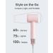 Laifen Hair Dryer Swift SE 200 Million Negative Ionic Blow Dryer with 105 000 RPM Brushless Motor 1400W Powerful Fast Drying High-Speed Low Noise Hairdryer with Magnetic Nozzle & Diffuser (Pink) - Buy Online on GoSupps.com
