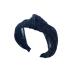 WENLII Ladies Glitter Knotted Headband Imitation Rhinestone Hairband Hair Hoop Twist Ribbon Hair Accessories As the picture shows D