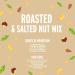 Happy Belly Nuss Mix - Roasted & Salted 800g (4 x 200g Packs) | Premium International Snack - Buy Online - Buy Online on GoSupps.com