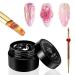 Modelones MODELONES 3D Nail Art Gel 9g Multifunctional Sculpting Gel with Brush for Rhinestone Glue 3D Nail Glue