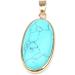 1PC Natural Stone Gem Egg-Shaped Malachite Quartz Agate Pendant Handmade Crafts Necklace Jewelry Accessories for Woman 40x16x6mm Full of Texture (Color : Gold Sand Stone) - Buy Online on GoSupps.com