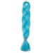 24 Inch Synthetic Braiding Hair Extensions Crochet One Piece 100g Hair Braid Heat-Resistant - Sky Blue