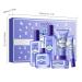 Blueberry Skin Care Set 6-In-1 Skincare Gift Set With Facial Cleanser Face Cream Eye Cream Serum Lotion Toner Hydrating Skincare Gift Set For Women - Buy Online on GoSupps.com