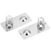 uxcell 20 Pcs AA Battery Positive to Negative Conversion Spring Contact Nickeling Plate 24mmx11mm