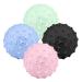 Iplusmile 4 pieces of triangular nail fascia ball lacrosse balls massage massage roller with spines hard spiky balls spiky massage ball Fitness TPE foot