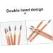 Healeved 2pcs Double Ended Eyebrow Pencil with Brush Dark Brown Eyebrow Pencils Eyebrow Drawing Pencils Wood - Buy Online on GoSupps.com