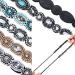 iLoveCos Vintage Handmade Hairband | Rhinestone Crystal Pearls Elastic Headband for Women | Fashionable Accessories - Buy Online on GoSupps.com