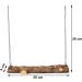 Nynelly Bird Swing for Pets - Natural Wood Parrot Cage Toy for Canaries & Small Birds - Buy Online on GoSupps.com