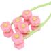 Shop Pink Flower Design V Shaped Face Massager Roller | Melon Seed Face Massager for Arms & Face - Best International Shipping - Buy Online on GoSupps.com