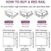 Lsbod Bed Rail for Toddlers Extra Long Rails for Kids Twin Full Queen King Size Mattress  Baby Toddler Safety Rail Guard(1 Side 78" L) N-200cm - Buy Online on GoSupps.com