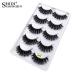 SHIDISHANGPIN 5 Pairs 3D Cross Thick False Eyelashes - Soft & Long Black Strip Eyelash Extensions (1cm-1.5cm) for Stunning Look - International Shipping Available - Buy Online on GoSupps.com
