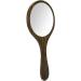 Wood Handled Handheld Mirror - Green 12 inch for Makeup, Barbers, Hairdressers - Personal Salon Mirror - Buy Online on GoSupps.com