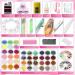 42 Pcs Acrylic Nail Art Kit Acrylic Glitter Powders Liquid Clipper Primer Nail Art Tips Set Kit - Buy Online on GoSupps.com
