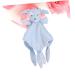Runrotoo Cuddly Toy Towel for Kids | Soothing Blue Plush Toy for Toddlers | 42x32cm Baby Comfort Gift - Buy Online on GoSupps.com
